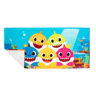 Foto 6 | Foto 6 | Toalla Franco Kids Baby Shark De Algodón 147 Cm X 71 Cm - Venta Internacional.