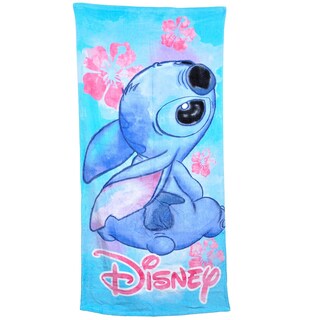 Foto 1 | Foto 1 | Toalla De Playa Disney Con Puntadas Florales De Algodón 70 X 145 Cm - Venta Internacional.