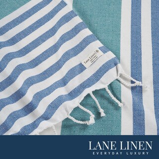 Foto 6 | Foto 6 | Juego De Toallas De Playa Lane Linen Turcas Prelavadas Y De Secado Rápido 6 Unidades - Venta Internacional.