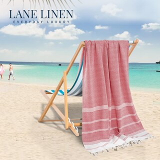 Foto 5 | Foto 5 | Toalla De Playa Lane Linen De Gran Tamaño Prelavada 39 X 71 Cm Paquete De 6 - Venta Internacional.
