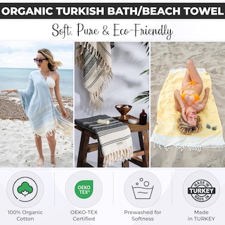 Foto 2 | Foto 2 | Toalla Turca De Baño Y Playa Demmex Organic Diamond Cotton - Venta Internacional.