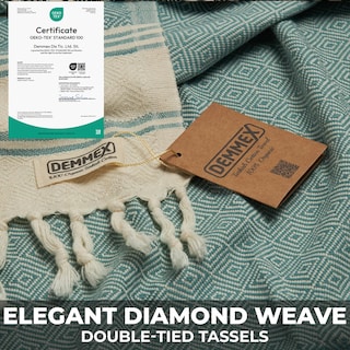 Foto 7 | Foto 7 | Toalla Turca De Baño Y Playa Demmex Organic Diamond Cotton - Venta Internacional.
