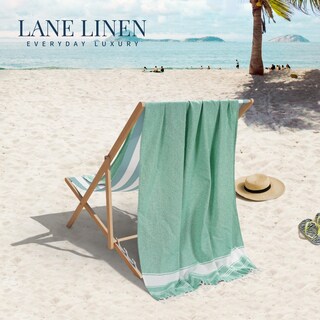 Foto 5 | Foto 5 | Juego De Toallas De Playa Lane Linen Toallas De Playa Turcas 39 X 71 Cm 12 Unidades - Venta Internacional.