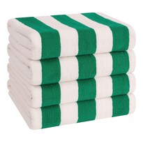 Toallas De Playa American Soft Linen Cabana A Rayas Paquete De 4 - Venta Internacional.