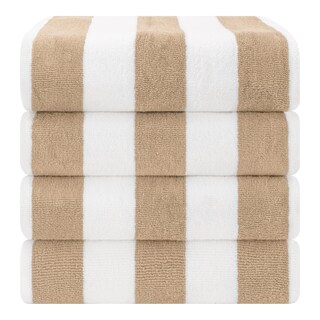 Foto 2 | Foto 2 | Toallas De Playa American Soft Linen Cabana A Rayas Paquete De 4 - Venta Internacional.