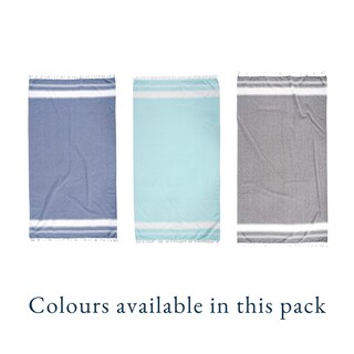 Foto 2 | Foto 2 | Toalla De Playa Lane Linen Para Piscina Turca Juego De 6 Unidades 39 X 71 Cm - Venta Internacional.