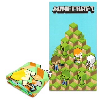 Foto 2 | Foto 2 | Set De Decoración De Toallas De Playa De Minecraft Con Pegatinas Para Niños - Venta Internacional.