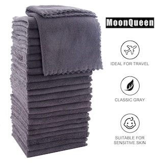 Foto 6 | Foto 6 | Juego De Paños Moonqueen Ultra Soft Premium De 30 X 30 Cm, Paquete De 24 - Venta Internacional.