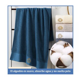 Foto 2 | Foto 2 | Toalla de Baño Lab.G Azul 2 Piezas