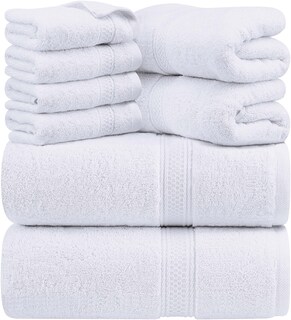 Foto 1 | Foto 1 | Juego De Toallas Utopia Towels, 8 Piezas, 600 G/m², 100% Algodón (blanco) - Venta Internacional.