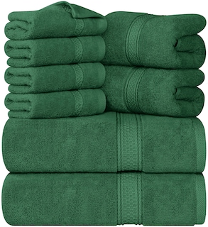 Foto 1 | Foto 1 | Juego de Toallas Utopia Towels 8 Piezas Verde - Venta Internacional