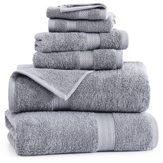 Foto 1 | Foto 1 | Juego De Toallas De Baño Lane Linen, Color Gris, 100% Algodón, 6 Unidades, 600 G/m² - Venta Internacional.