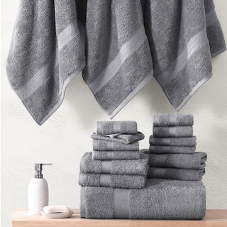 Foto 5 | Foto 5 | Juego De Toallas De Baño Lane Linen, Color Gris, 100% Algodón, 6 Unidades, 600 G/m² - Venta Internacional.