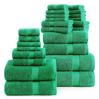 Foto 1 | Foto 1 | Juego De Toallas De Baño Lane Linen, 100% Algodón, 24 Piezas, Emerald - Venta Internacional.