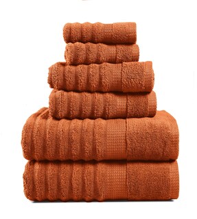 Foto 1 | Foto 1 | Toallas De Baño Lane Linen, Lujosas, Acanaladas, 100% Algodón, Juego De 6 Piezas - Venta Internacional.