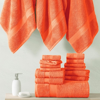 Foto 5 | Foto 5 | Juego De Toallas De Baño Lane Linen, 18 Unidades, 100% Algodón Living Coral - Venta Internacional.