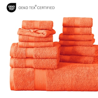 Foto 7 | Foto 7 | Juego De Toallas De Baño Lane Linen, 18 Unidades, 100% Algodón Living Coral - Venta Internacional.