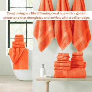 Foto 3 | Foto 3 | Juego De Toallas De Baño Lane Linen, 24 Piezas, 100% Algodón - Venta Internacional.