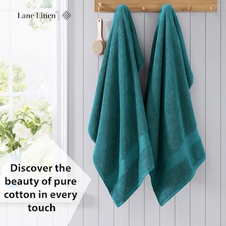 Foto 3 | Foto 3 | Toallas De Baño Lane Linen 100% Algodón Extra Grandes (paquete De 4) - Venta Internacional.