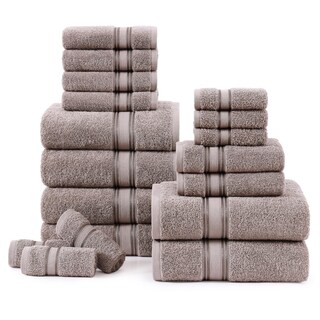 Foto 1 | Foto 1 | Juego De Toallas De Baño Lane Linen, 100% Algodón, 18 Piezas, Platino - Venta Internacional.