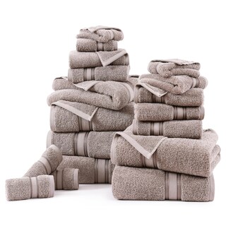 Foto 2 | Foto 2 | Juego De Toallas De Baño Lane Linen, 100% Algodón, 18 Piezas, Platino - Venta Internacional.
