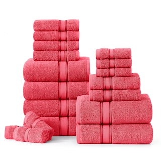 Foto 1 | Foto 1 | Juego De Toallas De Baño Lane Linen Luxury, 100% Algodón, 18 Unidades, Madreselva - Venta Internacional.