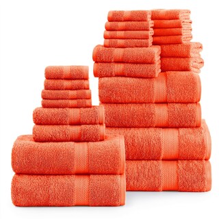 Foto 1 | Foto 1 | Juego De Toallas De Baño Lane Linen Tiger Lily, 100% Algodón, 24 Piezas - Venta Internacional.