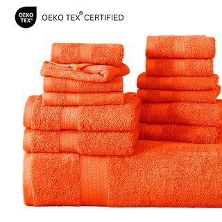 Foto 6 | Foto 6 | Juego De Toallas De Baño Lane Linen Tiger Lily, 100% Algodón, 24 Piezas - Venta Internacional.