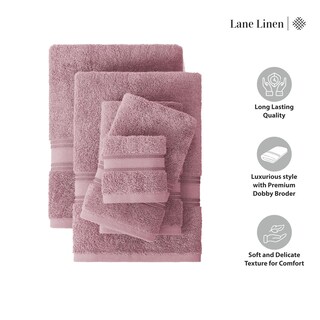 Foto 6 | Foto 6 | Juego De Toallas De Baño Lane Linen Luxury, 12 Piezas, 100% Algodón - Venta Internacional.