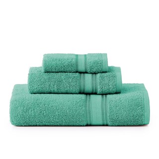 Foto 1 | Foto 1 | Juego De Toallas Lane Linen Luxury Bath De 3 Piezas, 100% Algodón, Verde Azulado - Venta Internacional.
