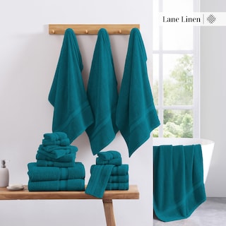 Foto 5 | Foto 5 | Juego De Toallas Lane Linen Luxury, 100% Algodón, 18 Piezas Sea Port - Venta Internacional.