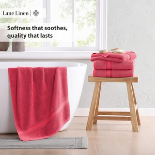 Foto 4 | Foto 4 | Juego De Toallas De Baño Lane Linen Luxury, 12 Piezas, 100% Algodón - Venta Internacional.