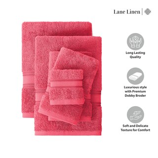 Foto 6 | Foto 6 | Juego De Toallas De Baño Lane Linen Luxury, 12 Piezas, 100% Algodón - Venta Internacional.