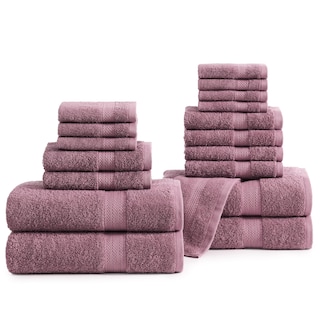 Foto 1 | Foto 1 | Juego De Toallas De Baño Lane Linen, 100% Algodón, 18 Unidades Wishful Mauve - Venta Internacional.