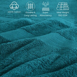 Foto 4 | Foto 4 | Juego De Toallas De Baño Lane Linen, 24 Piezas, 100% Algodón Sea Port - Venta Internacional.