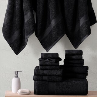 Foto 5 | Foto 5 | Juego De Toallas De Baño Lane Linen, 100% Algodón, 6 Piezas, 600 G/m², Color Negro - Venta Internacional.
