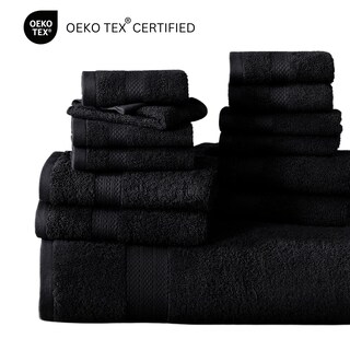 Foto 7 | Foto 7 | Juego De Toallas De Baño Lane Linen, 100% Algodón, 6 Piezas, 600 G/m², Color Negro - Venta Internacional.