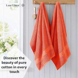 Foto 3 | Foto 3 | Juego De Toallas De Baño Lane Linen Tiger Lily, 100% Algodón, Paquete De 4 - Venta Internacional.