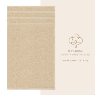 Foto 4 | Foto 4 | Juego De Toallas De Mano American Soft Linen 100% Algodón Turco X4 - Venta Internacional.