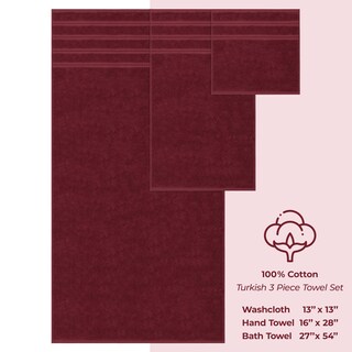 Foto 4 | Foto 4 | Juego De Toallas American Soft Linen Premium De 3 Piezas, 100% Algodón - Venta Internacional.