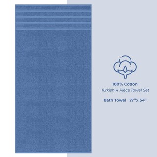 Foto 4 | Foto 4 | Juego De Toallas De Baño American Soft Linen Luxury, 4 Piezas, 100% Algodón - Venta Internacional.