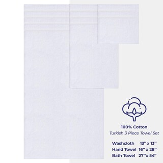 Foto 4 | Foto 4 | Juego De Toallas American Soft Linen Premium De 3 Piezas, 100% Algodón - Venta Internacional.