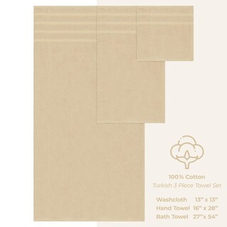 Foto 4 | Foto 4 | Juego De Toallas American Soft Linen Premium De 3 Piezas, 100% Algodón - Venta Internacional.