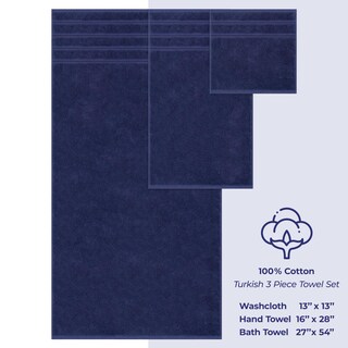 Foto 4 | Foto 4 | Juego De Toallas American Soft Linen Premium De 3 Piezas, 100% Algodón - Venta Internacional.