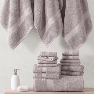 Foto 5 | Foto 5 | Juego De Toallas De Baño Lane Linen, 16 Unidades, 100% Algodón, 600 G/m², Platino - Venta Internacional.
