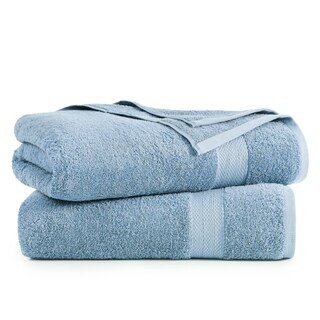 Foto 2 | Foto 2 | Juego De Toallas De Baño Lane Linen, 100% Algodón, Azul Cerúleo, 35 X 66 Cm, Paquete De 2 - Venta Internacional.