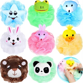Foto 1 | Foto 1 | Esponja De Ducha Bath Loofahs Boao Kids Con Forma De Animal, 8 Piezas - Venta Internacional.