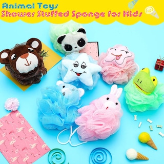 Foto 3 | Foto 3 | Esponja De Ducha Bath Loofahs Boao Kids Con Forma De Animal, 8 Piezas - Venta Internacional.