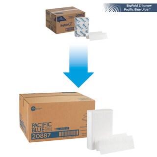 Foto 2 | Foto 2 | Toallas De Papel Georgia-pacific Pacific Blue Ultra Z-fold X2200 - Venta Internacional.