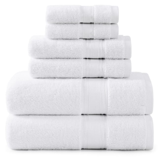 Foto 1 | Foto 1 | Juego De Toallas De Baño Lane Linen Luxury 6 Piezas 100% Algodón Color Blanco - Venta Internacional.